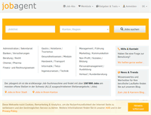 Tablet Screenshot of jobagent.ch